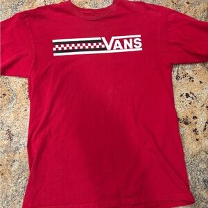 Vans men’s large red t-shirt